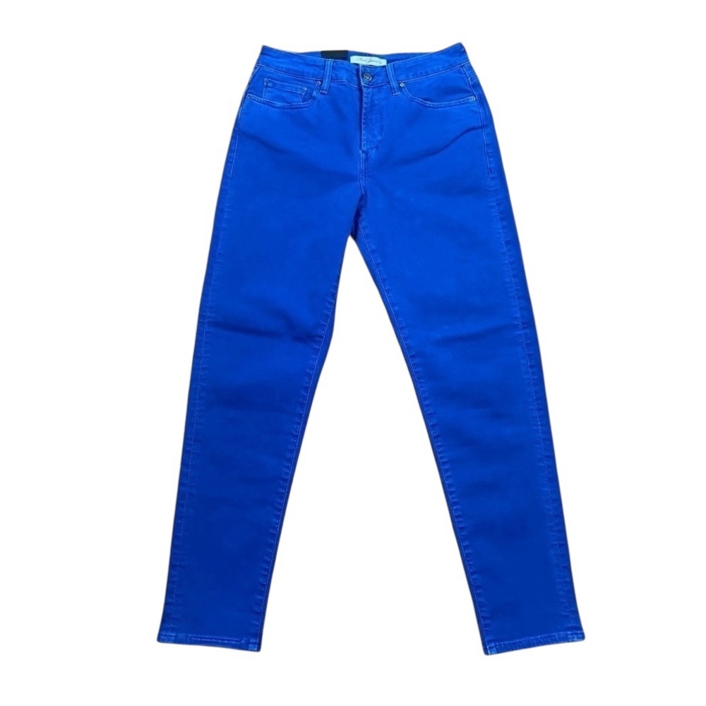 Mavi Cindy Cobalt blue Mom jeans high rise high rise waist stretch denim 27